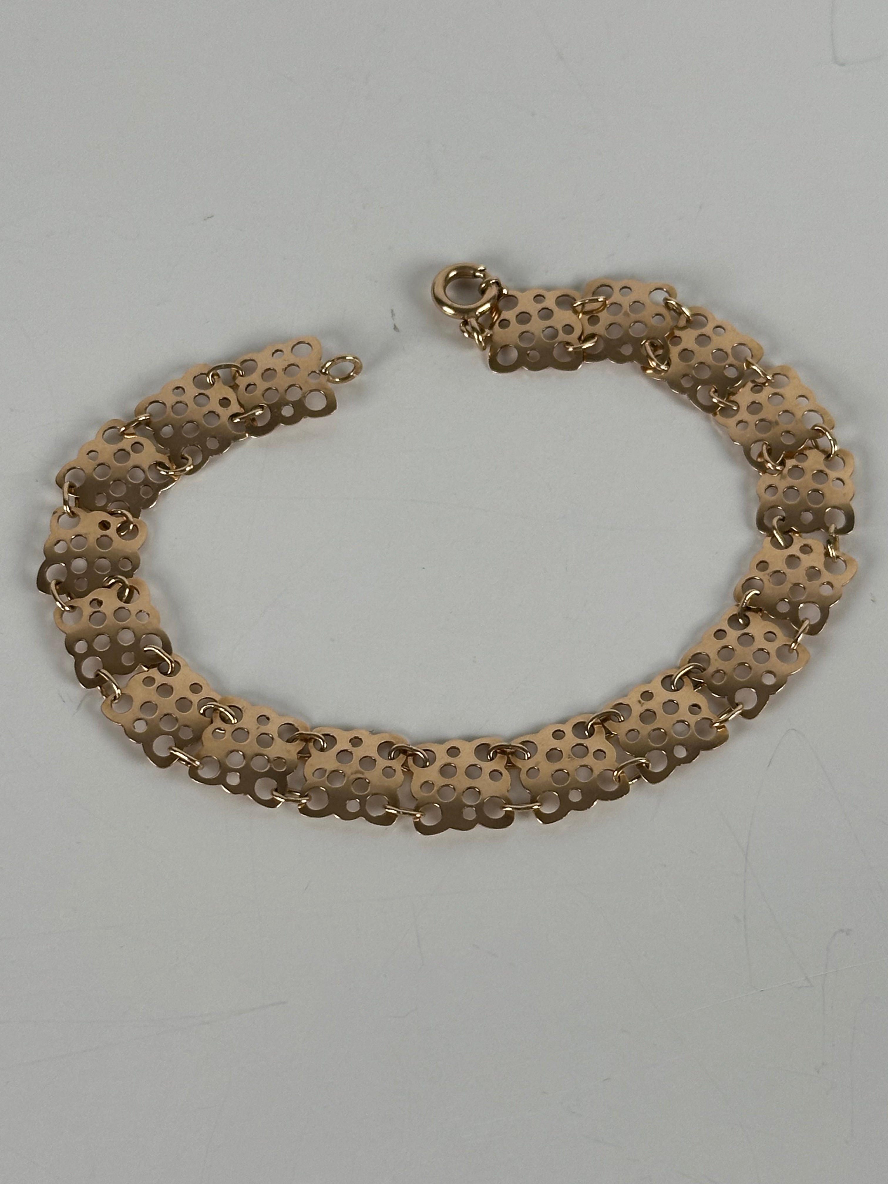 Lisa Vitali – "Pitsi" 14K kultainen rannekoru (585)