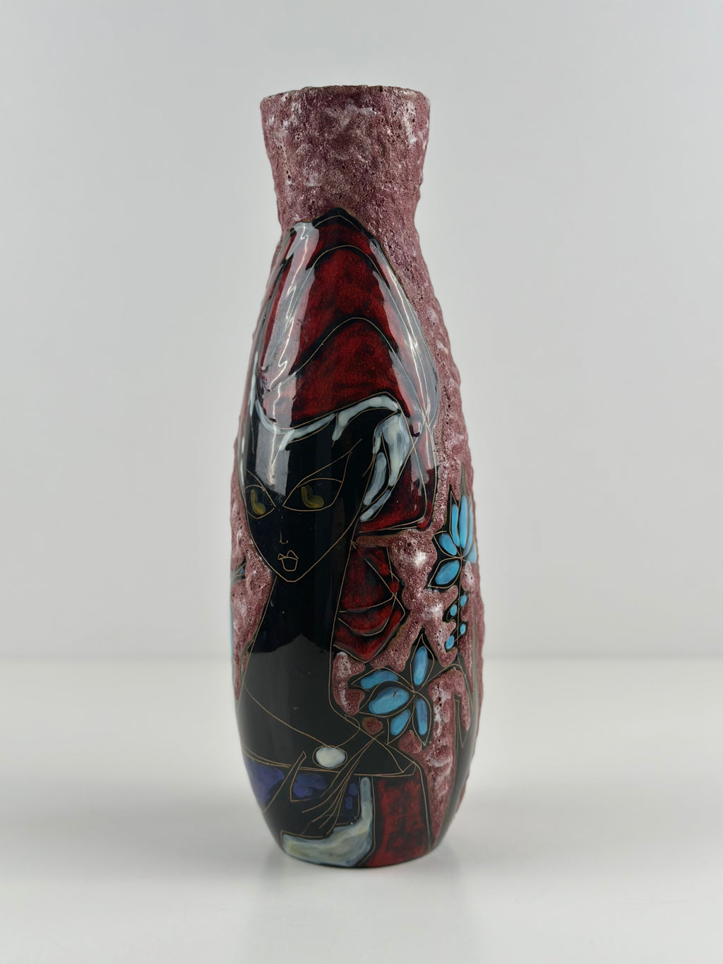 Batignani Ceramiche – italialainen taidekeramiikkamaljakko, 31 cm (Italia)