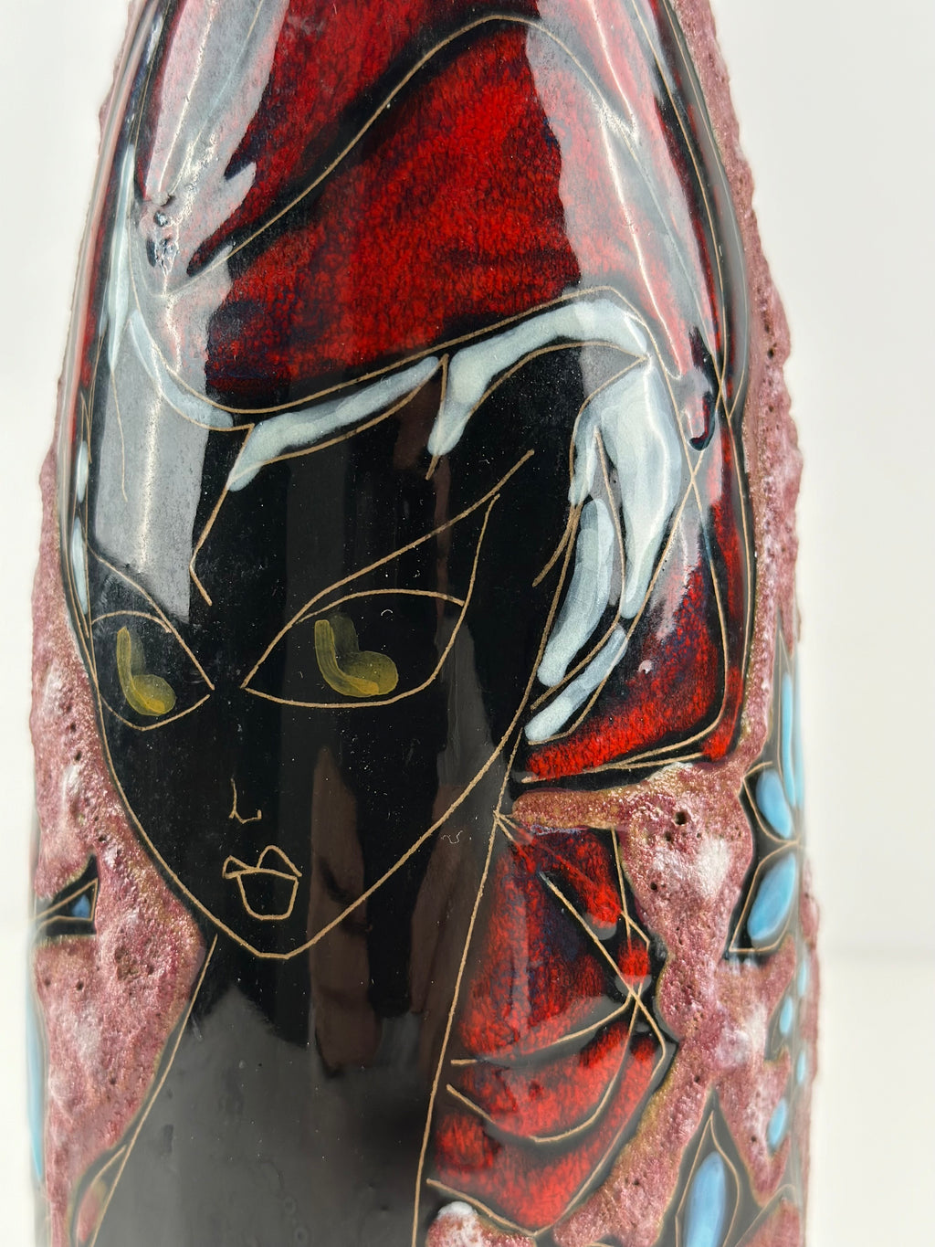 Batignani Ceramiche – italialainen taidekeramiikkamaljakko, 31 cm (Italia)