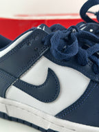 Nike Dunk Low (GS) – White / Midnight Navy