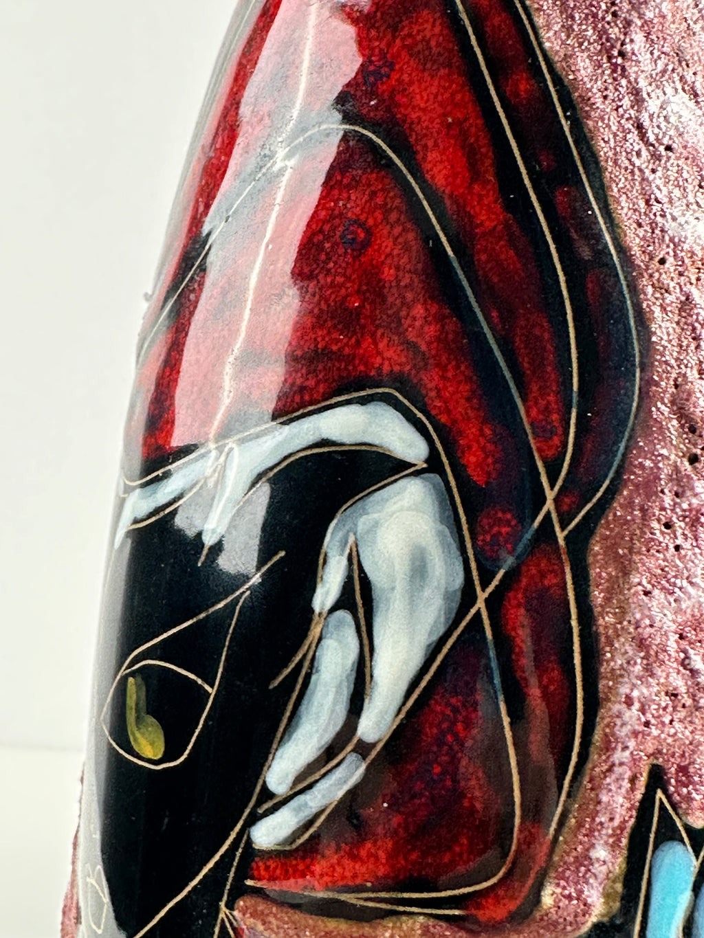 Batignani Ceramiche – italialainen taidekeramiikkamaljakko, 31 cm (Italia)