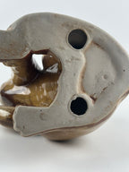 Iso vintage-kissapatsas – lasitettua keramiikkaa (29 cm)