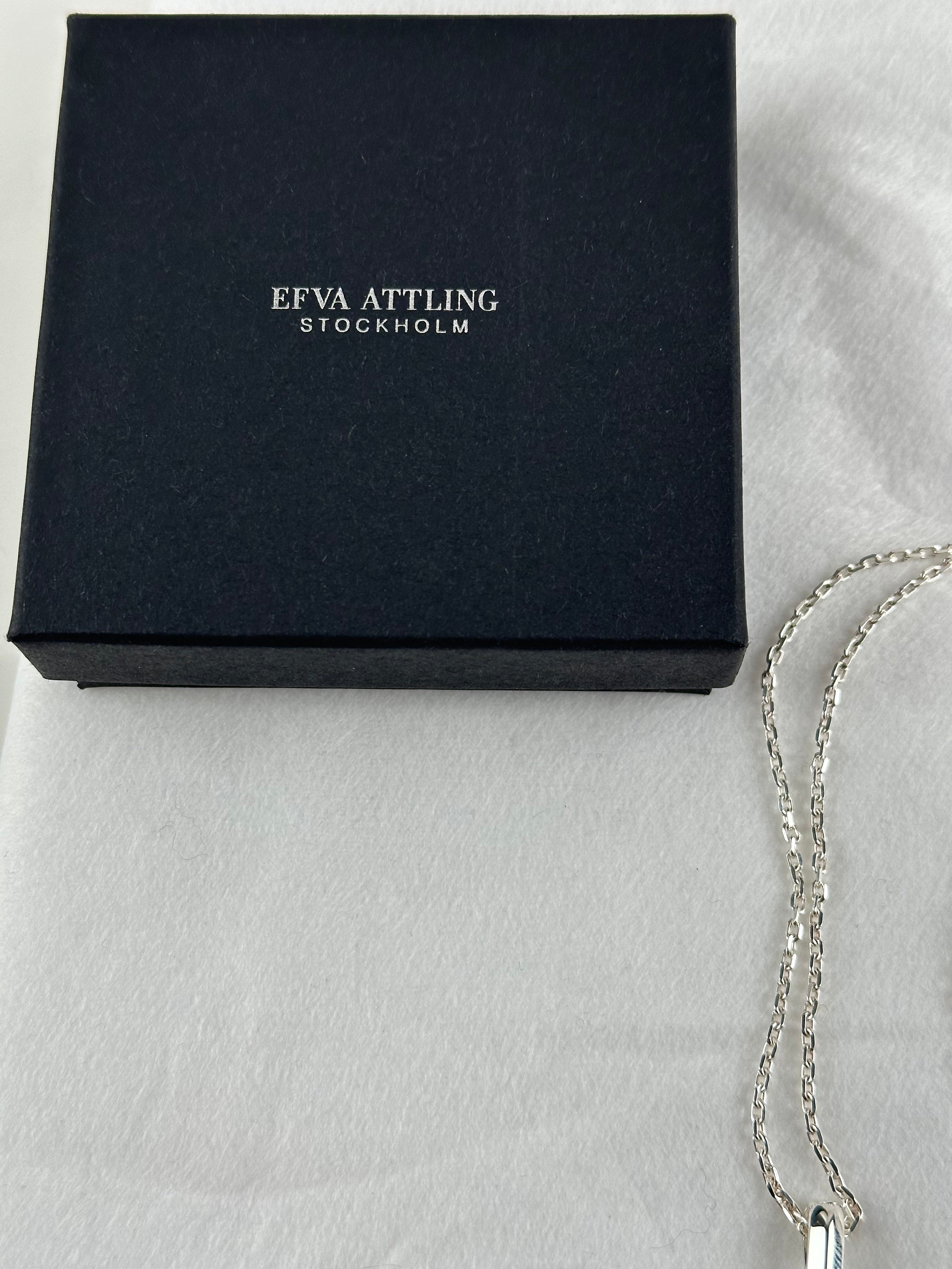 💎 Efva Attling – Sterling‑hopeinen kaulakoru