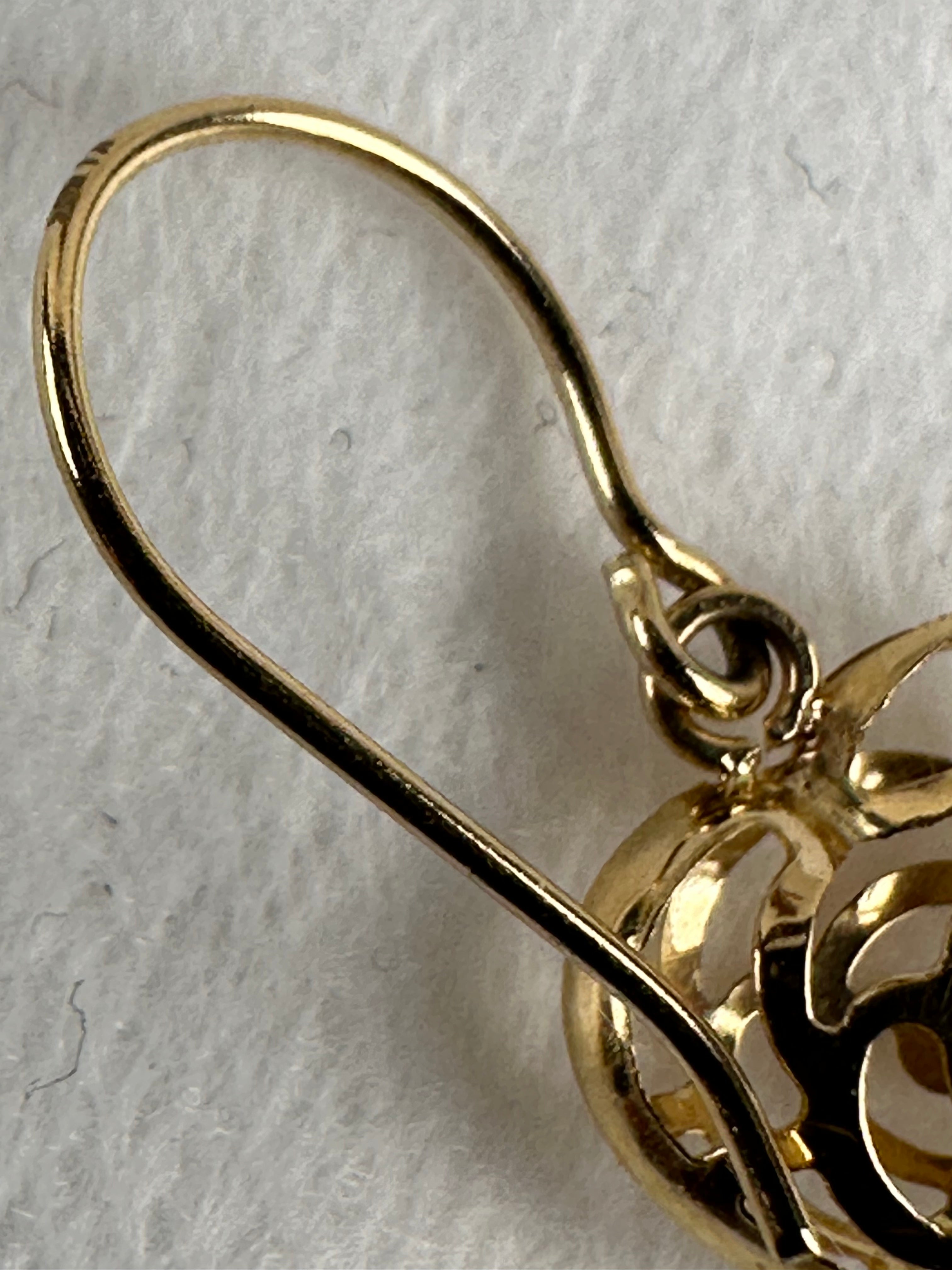 Ruususydän – 14K kultainen korusetti (585)