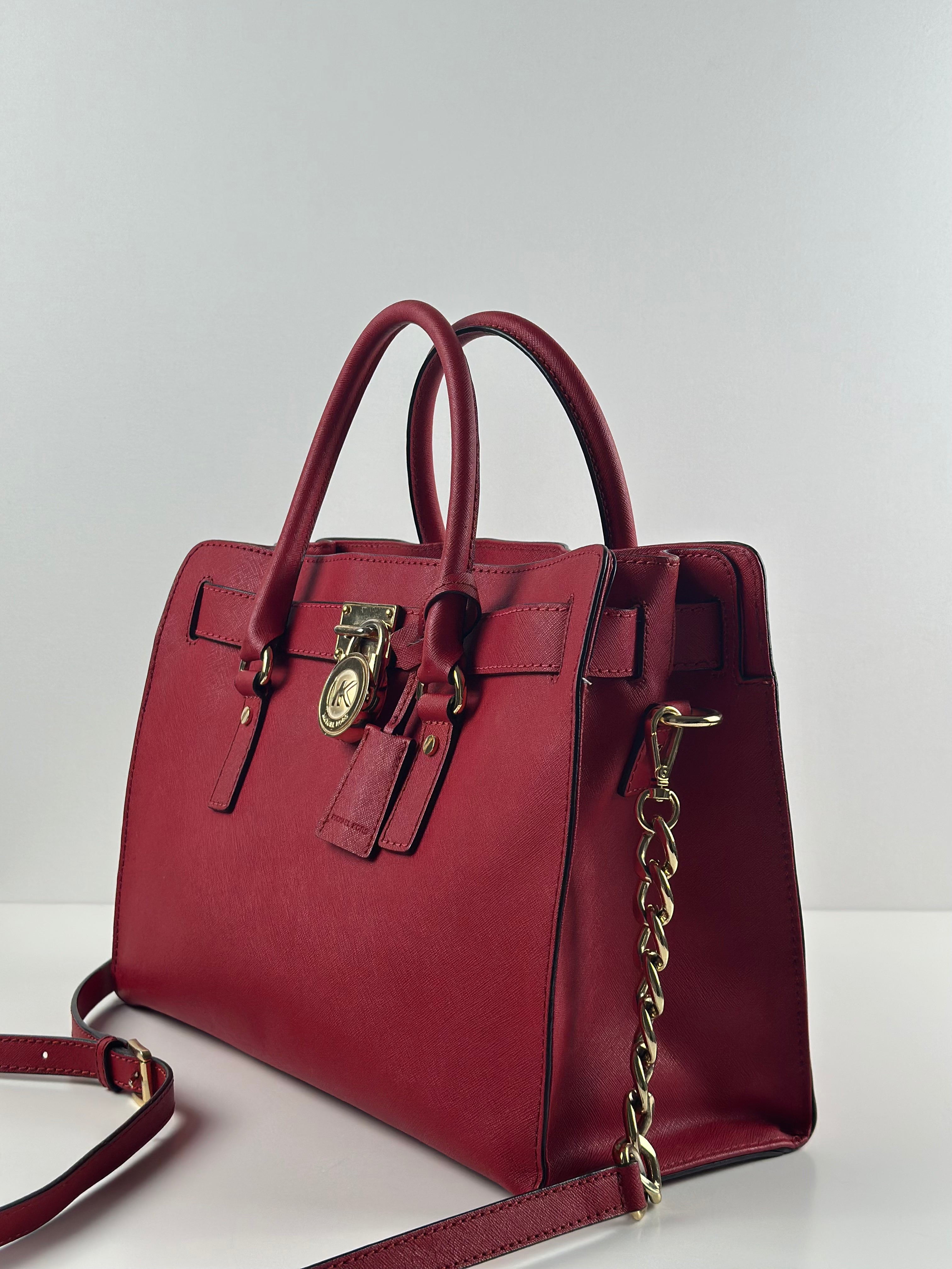 Michael Kors Hamilton Large Saffiano Leather Satchel