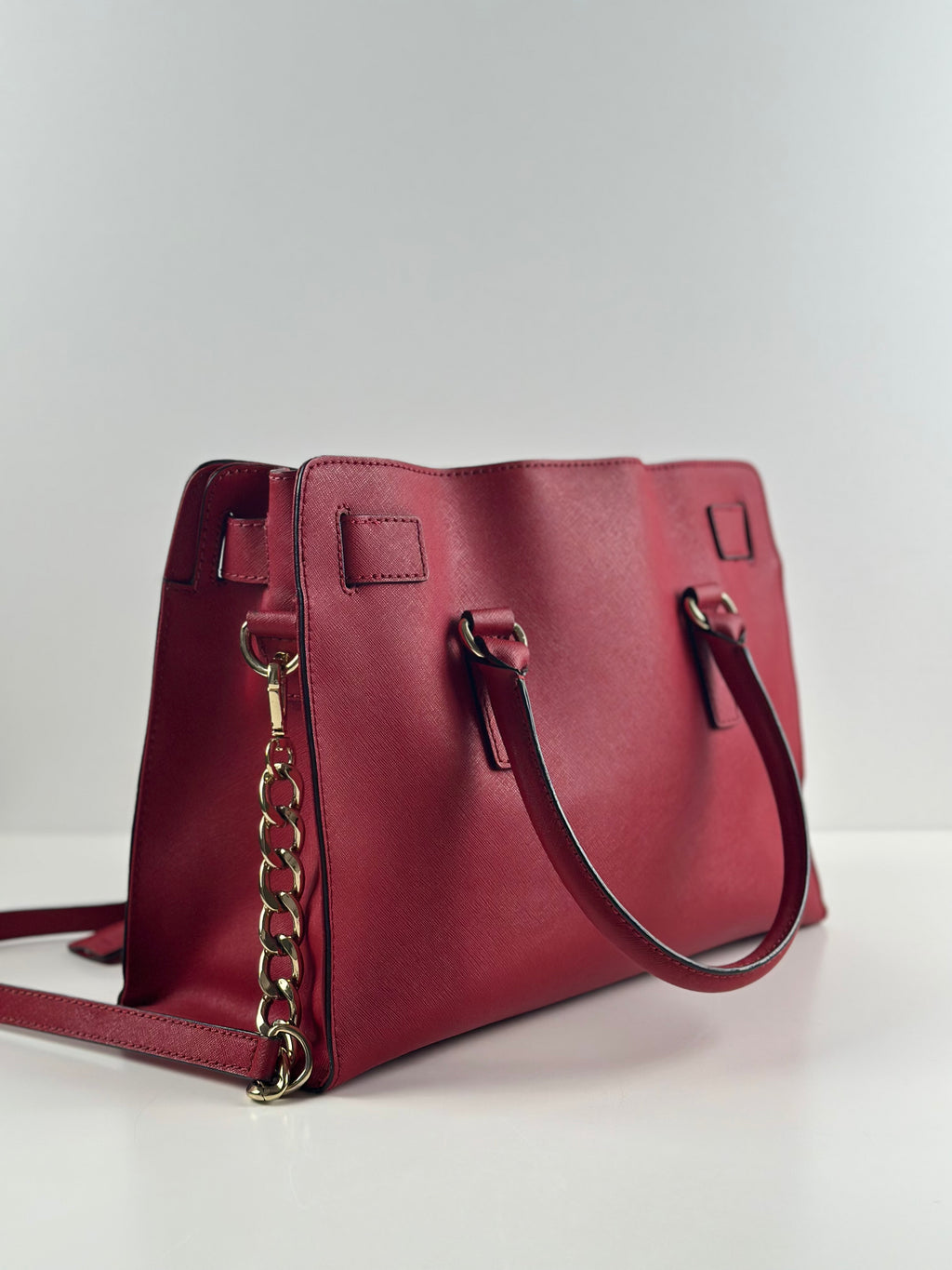 Michael Kors Hamilton Large Saffiano Leather Satchel