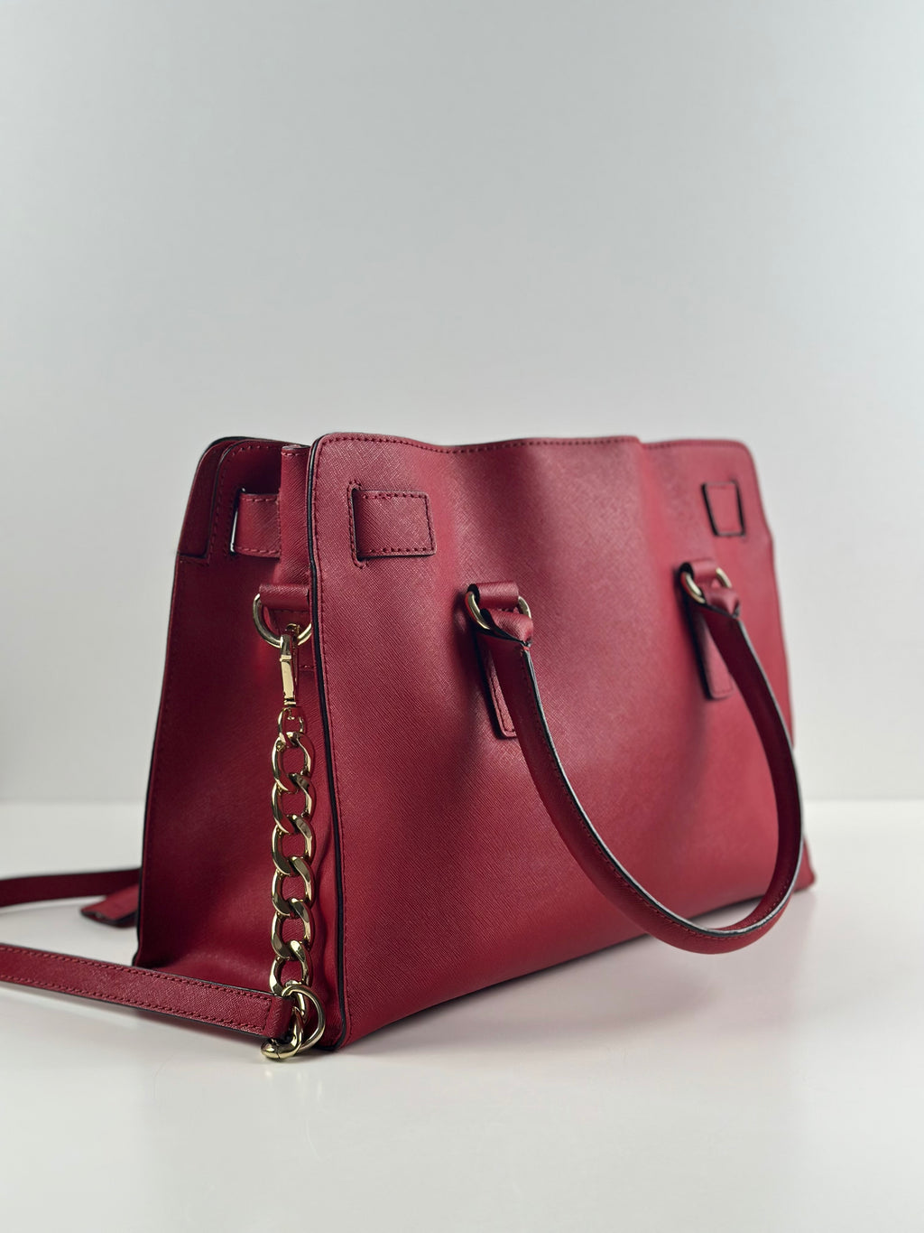 Michael Kors Hamilton Large Saffiano Leather Satchel