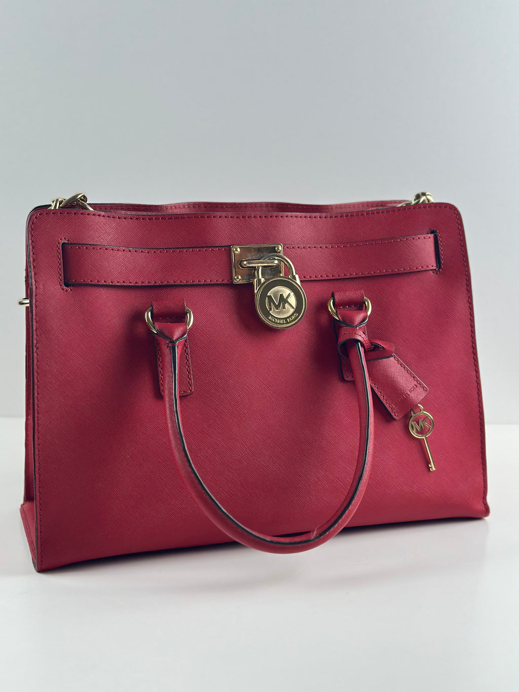 Michael Kors Hamilton Large Saffiano Leather Satchel