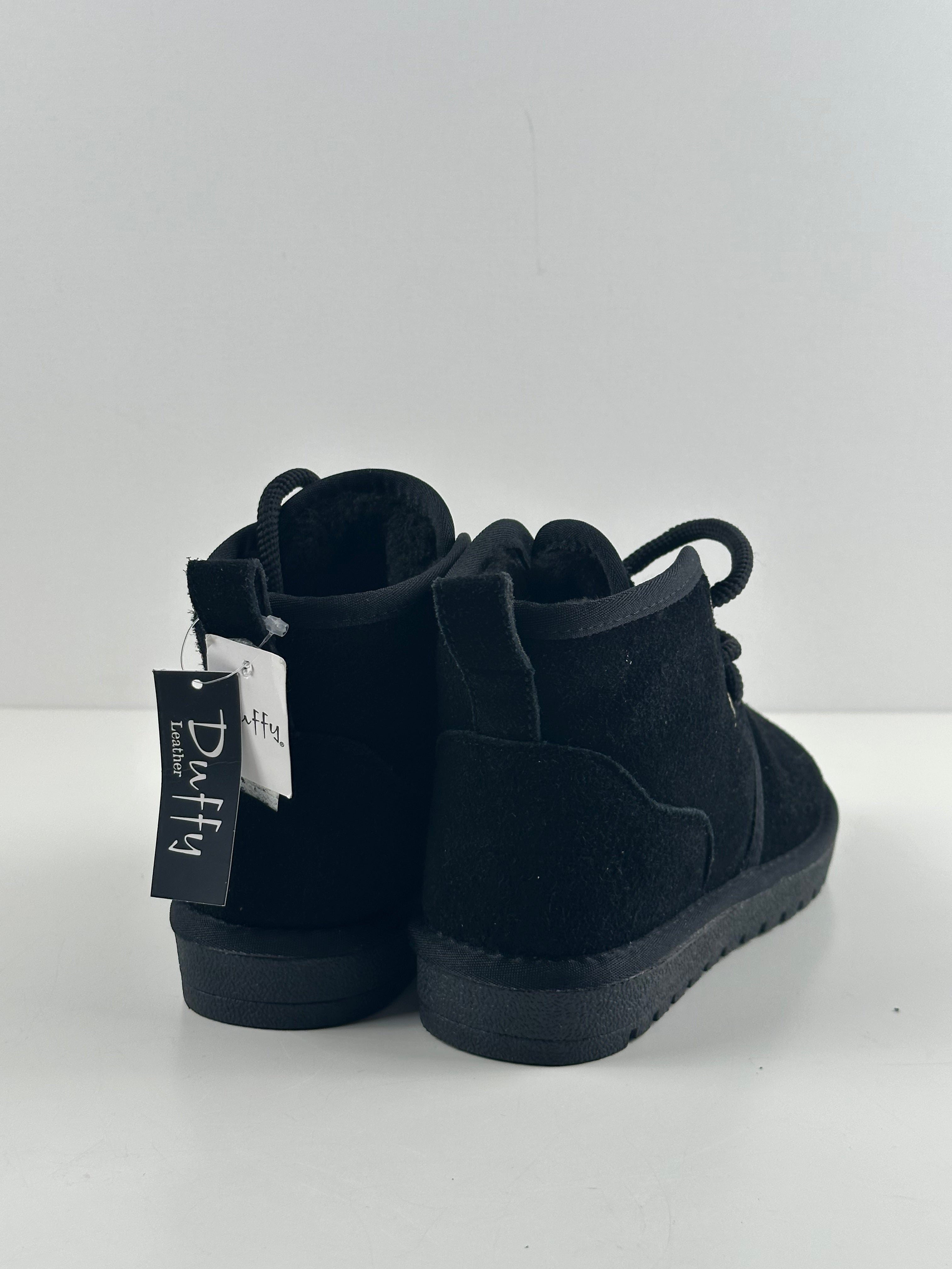 Duffy Leather – mustat lämpimät nilkkurit