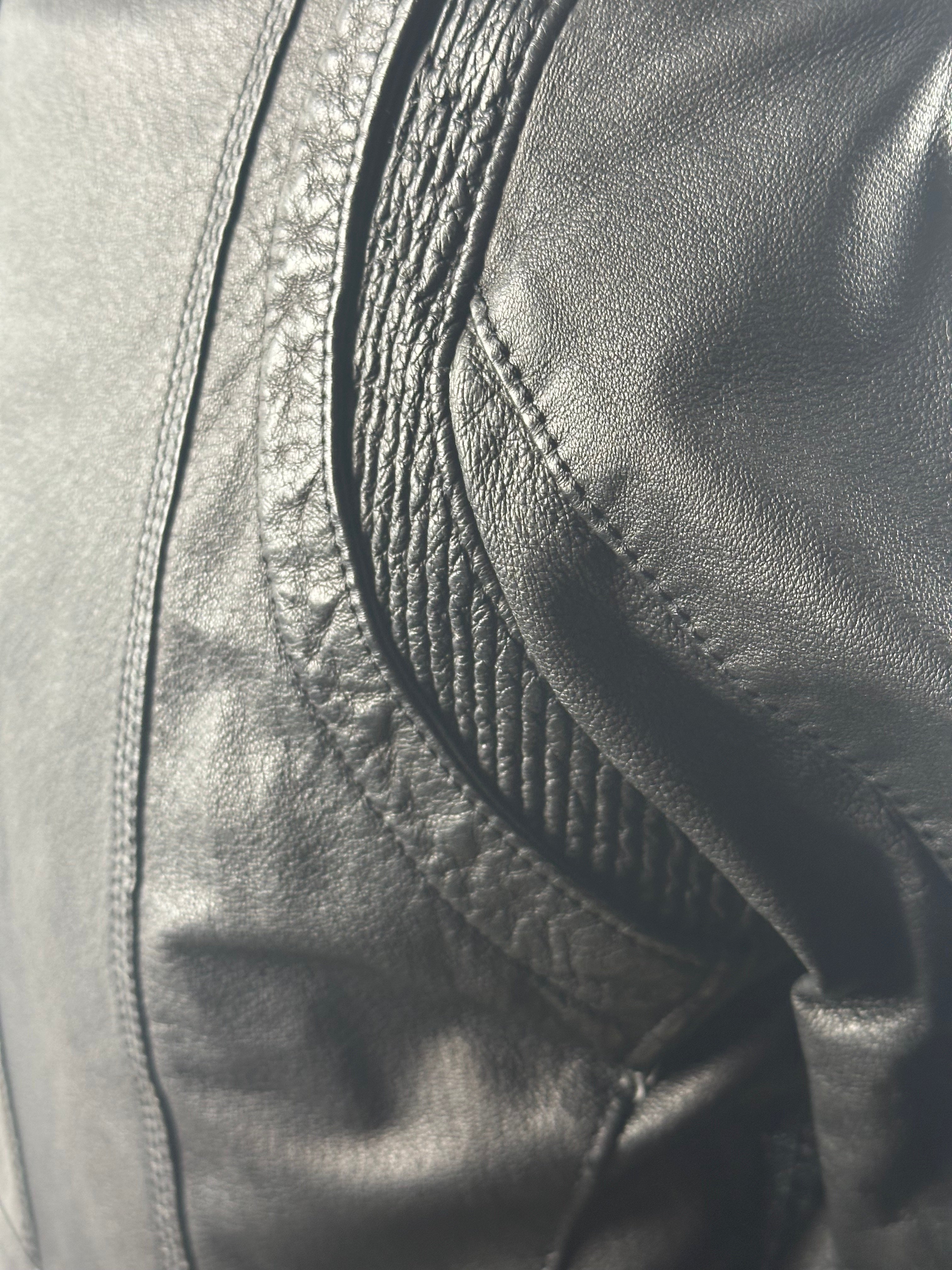 Jofama by Kenza – nahkainen biker-takki, koko 36