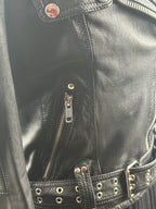 Jofama by Kenza – nahkainen biker-takki, koko 36