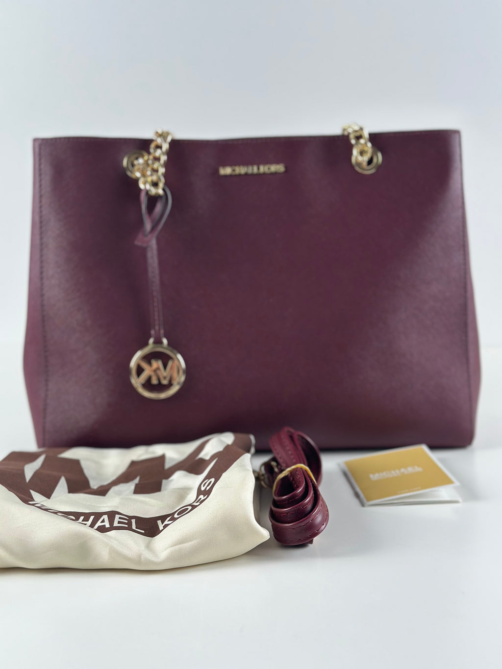 Michael Kors Susannah LG EW Tote – Merlot