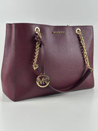 Michael Kors Susannah LG EW Tote – Merlot