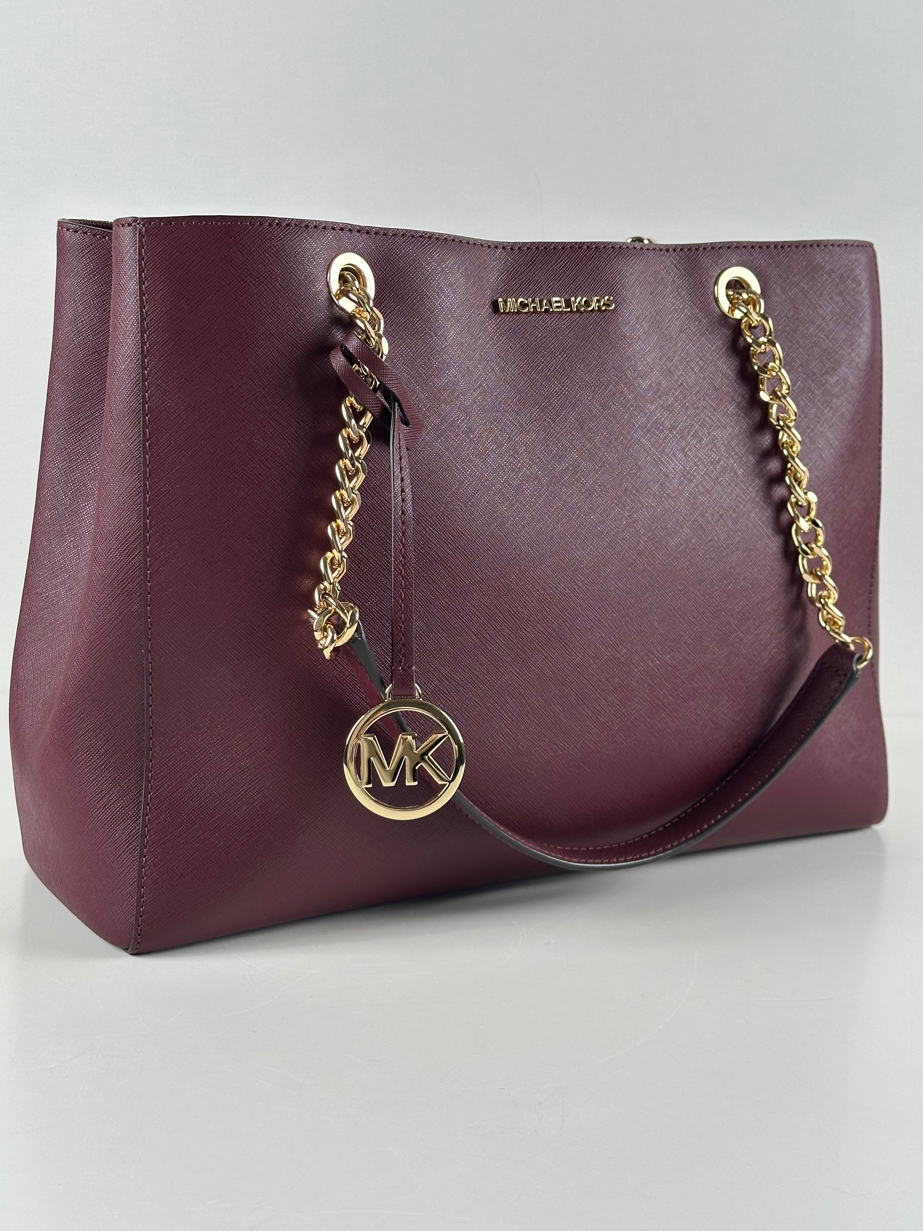Michael Kors Susannah LG EW Tote – Merlot