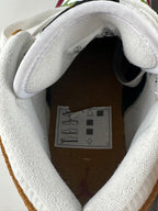 Air Jordan 1 Mid SE (GS) – White/Gym Red/Black – koko 38 (UUSI)