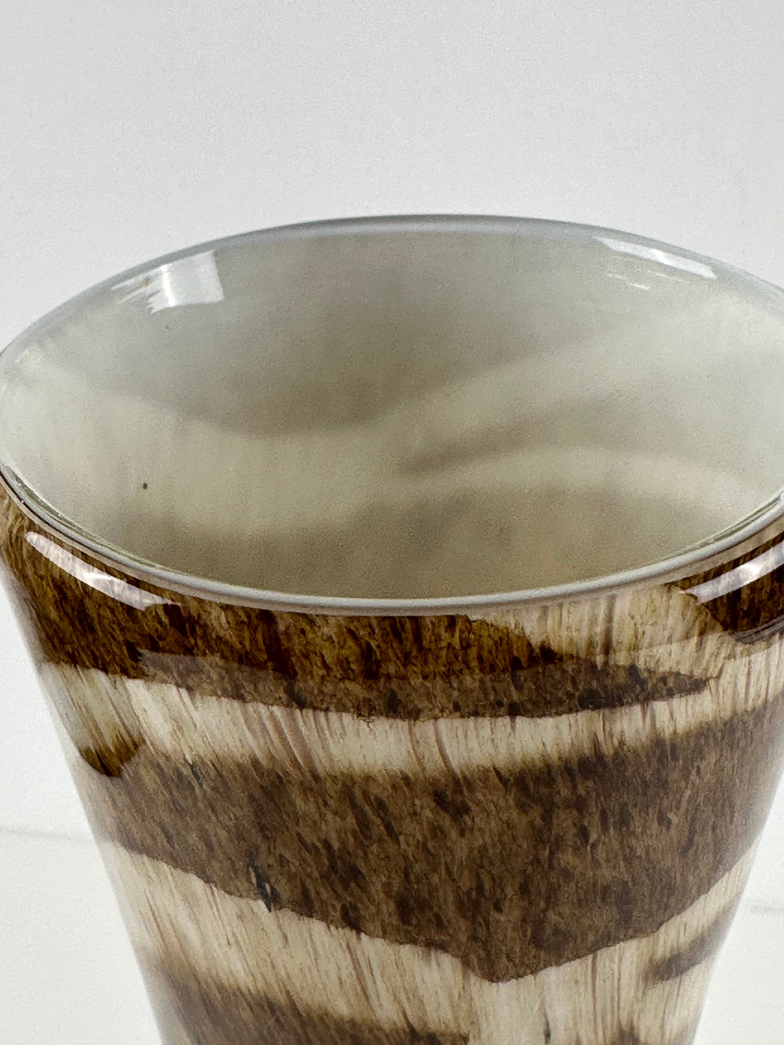 Käsinpuhallettu studiolasimaljakko – 38 cm