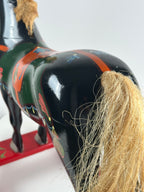 Norjalainen puinen keinuhevonen – 90 cm