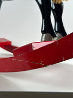 Norjalainen puinen keinuhevonen – 90 cm