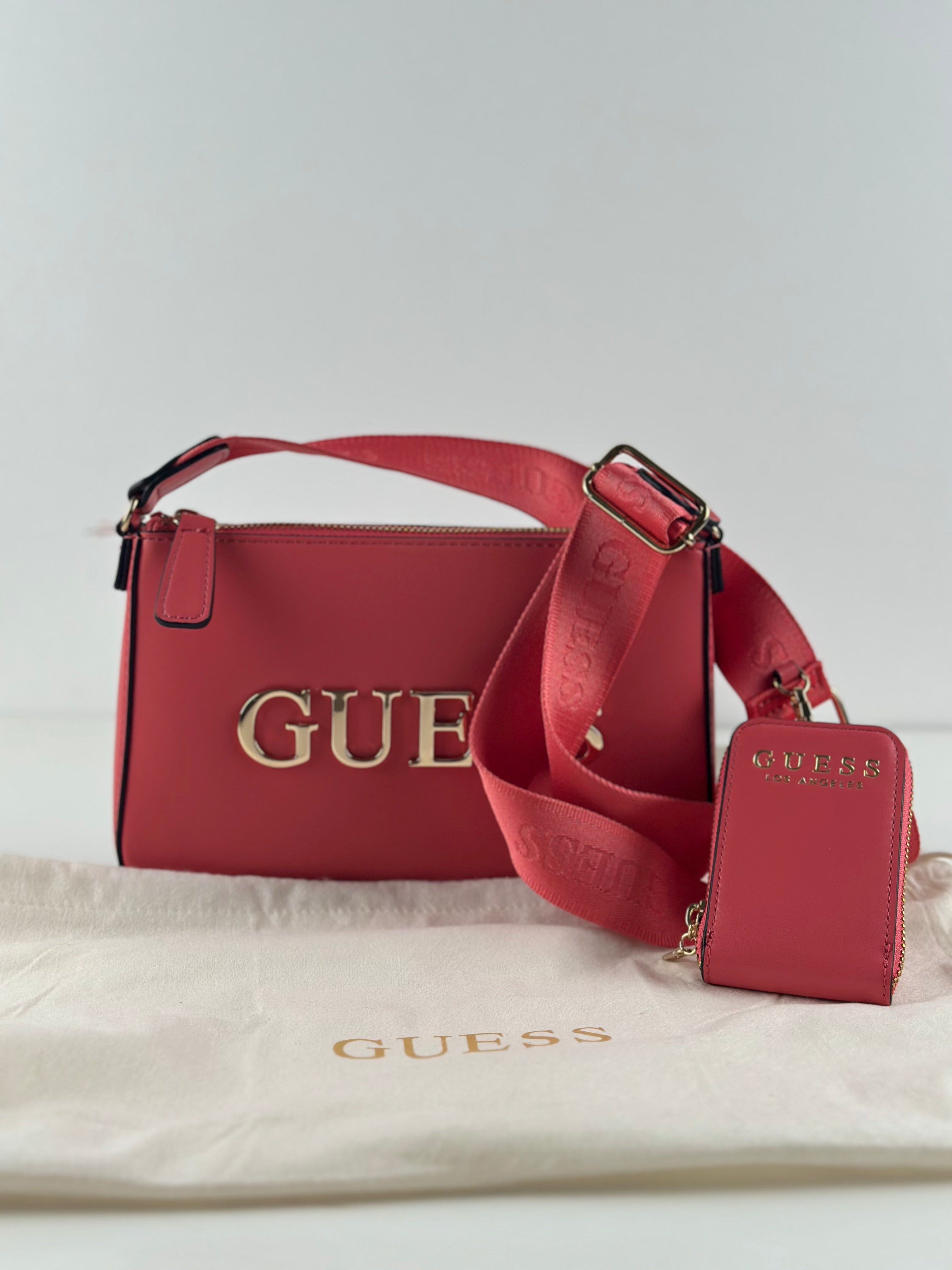 GUESS Beacon Falls Mini Top Zip Xbody – uusi, laput kiinni