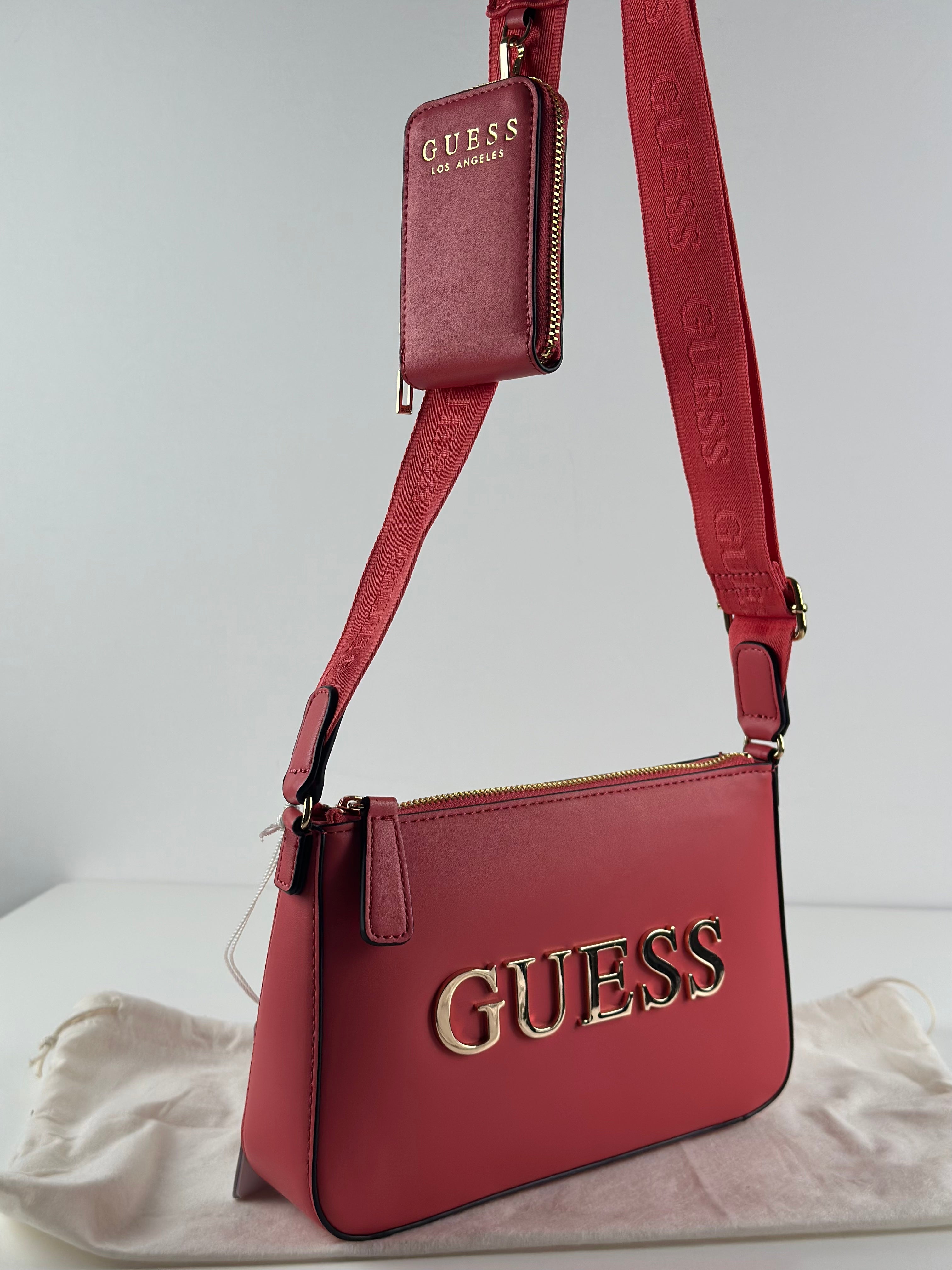 GUESS Beacon Falls Mini Top Zip Xbody – uusi, laput kiinni