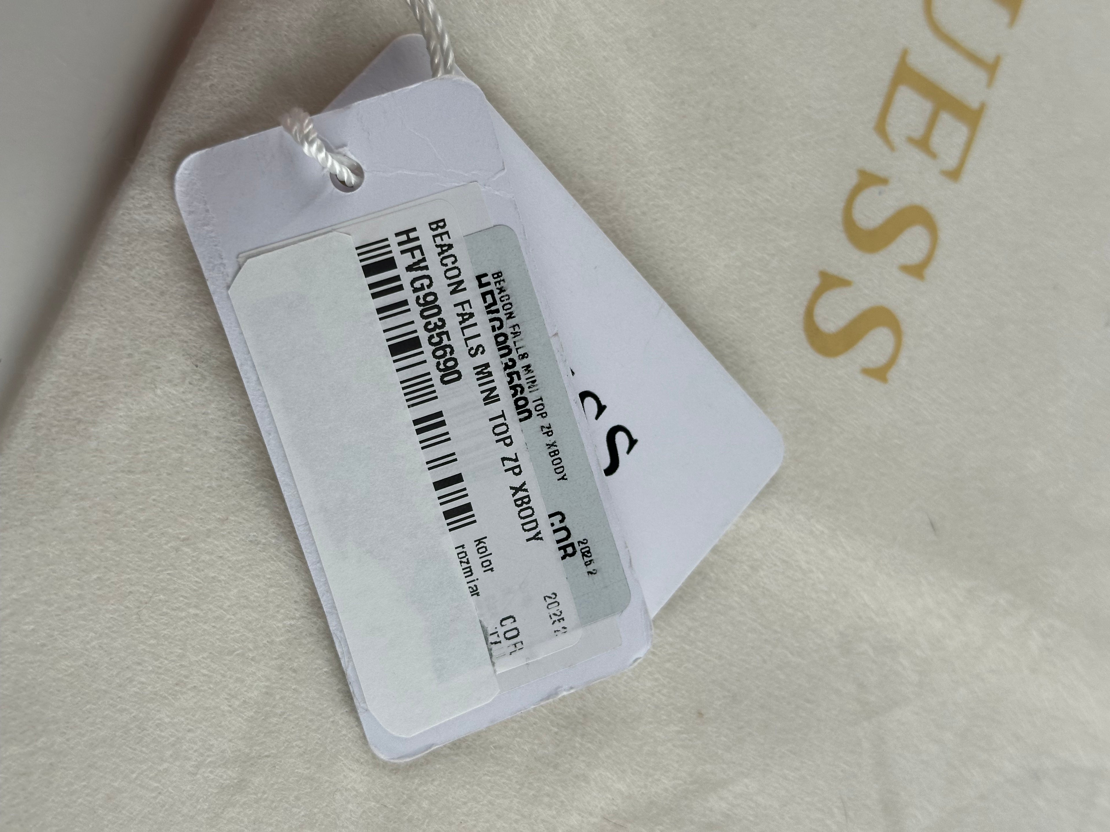 GUESS Beacon Falls Mini Top Zip Xbody – uusi, laput kiinni