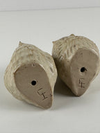 Liisa Hallamaa – keramiikkapöllöt (2 kpl), signeerattu LH