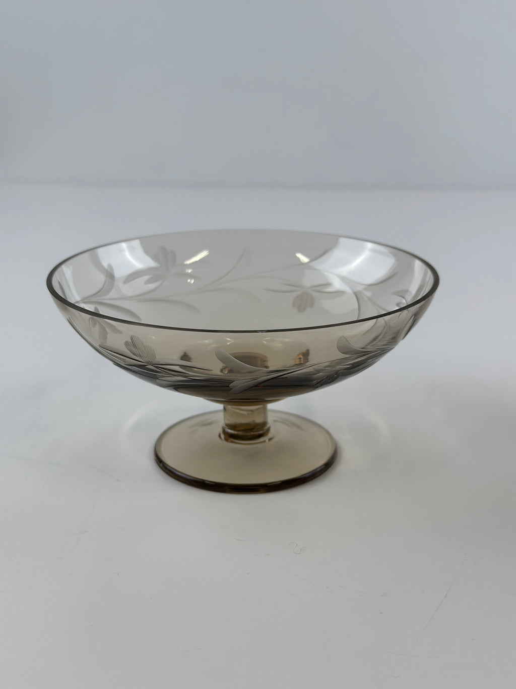 Kumela Finland – vintage jalalliset lasikulhot, 6 kpl