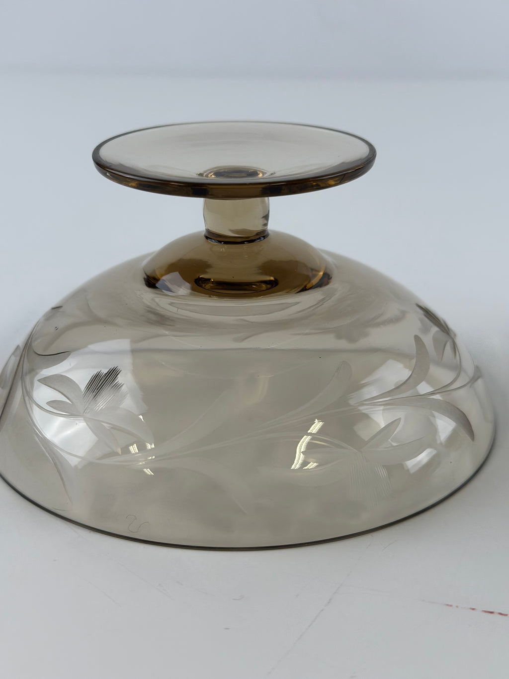 Kumela Finland – vintage jalalliset lasikulhot, 6 kpl