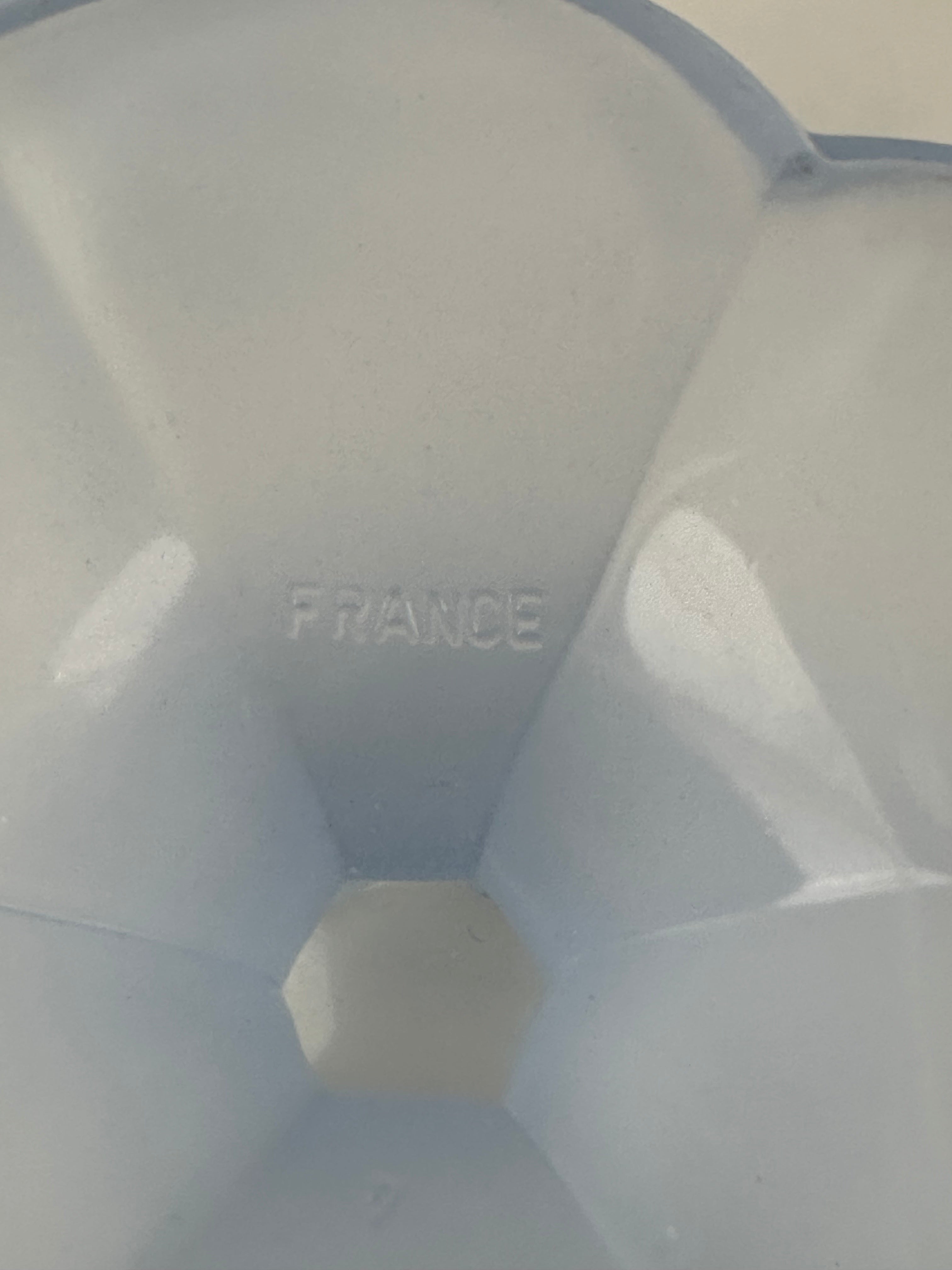 Vintage jalalliset lasimaljat – France – 6 kpl