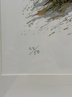 Raimo Kanerva – Grafiikan vedos (1984), numeroitu 22/50