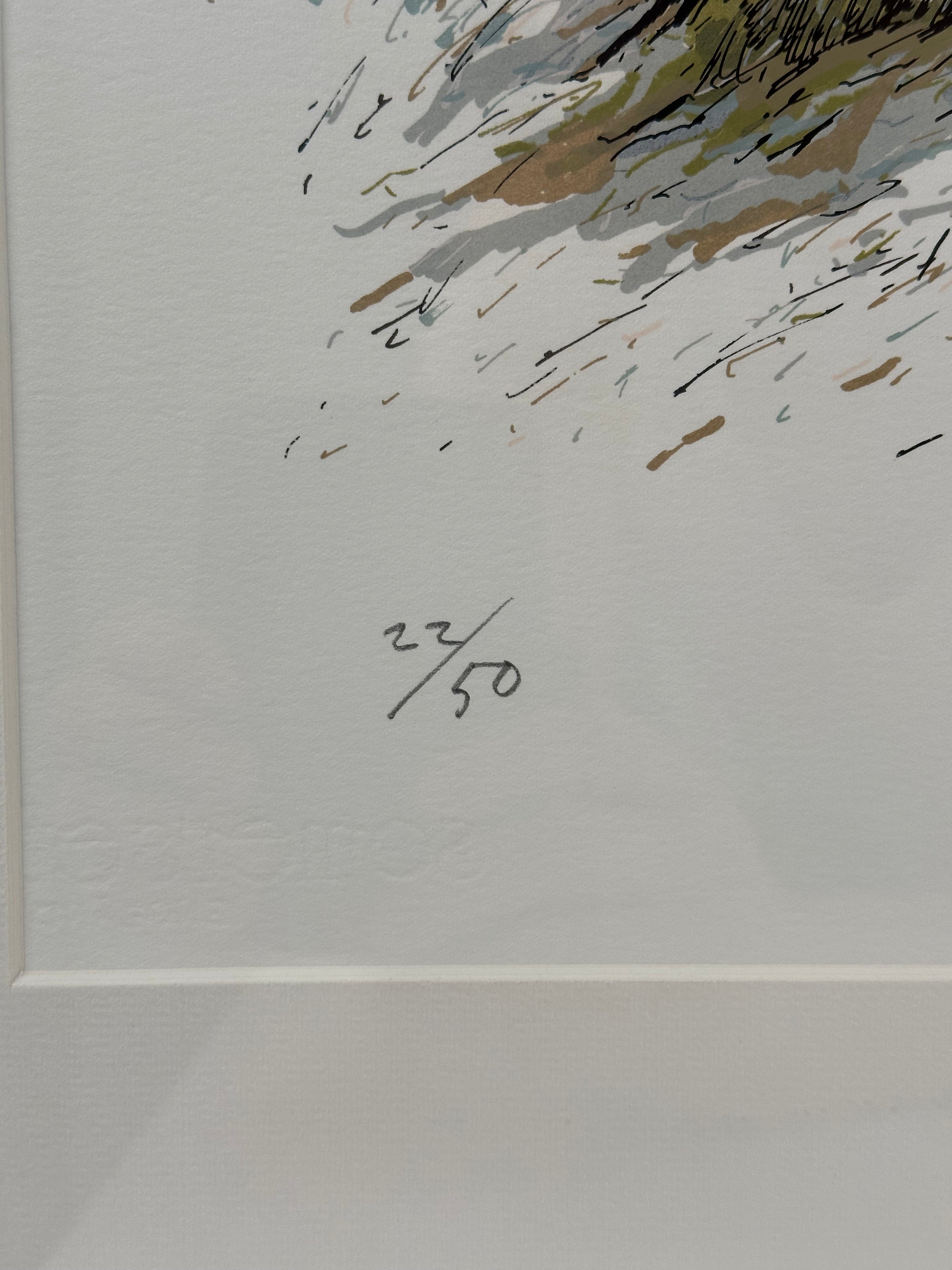 Raimo Kanerva – Grafiikan vedos (1984), numeroitu 22/50