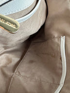 Michael Kors Jet Set Travel Tote – vaalea nahkalaukku