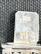 Vintage hopeinen filigraani rannekoru – 835 hopeaa