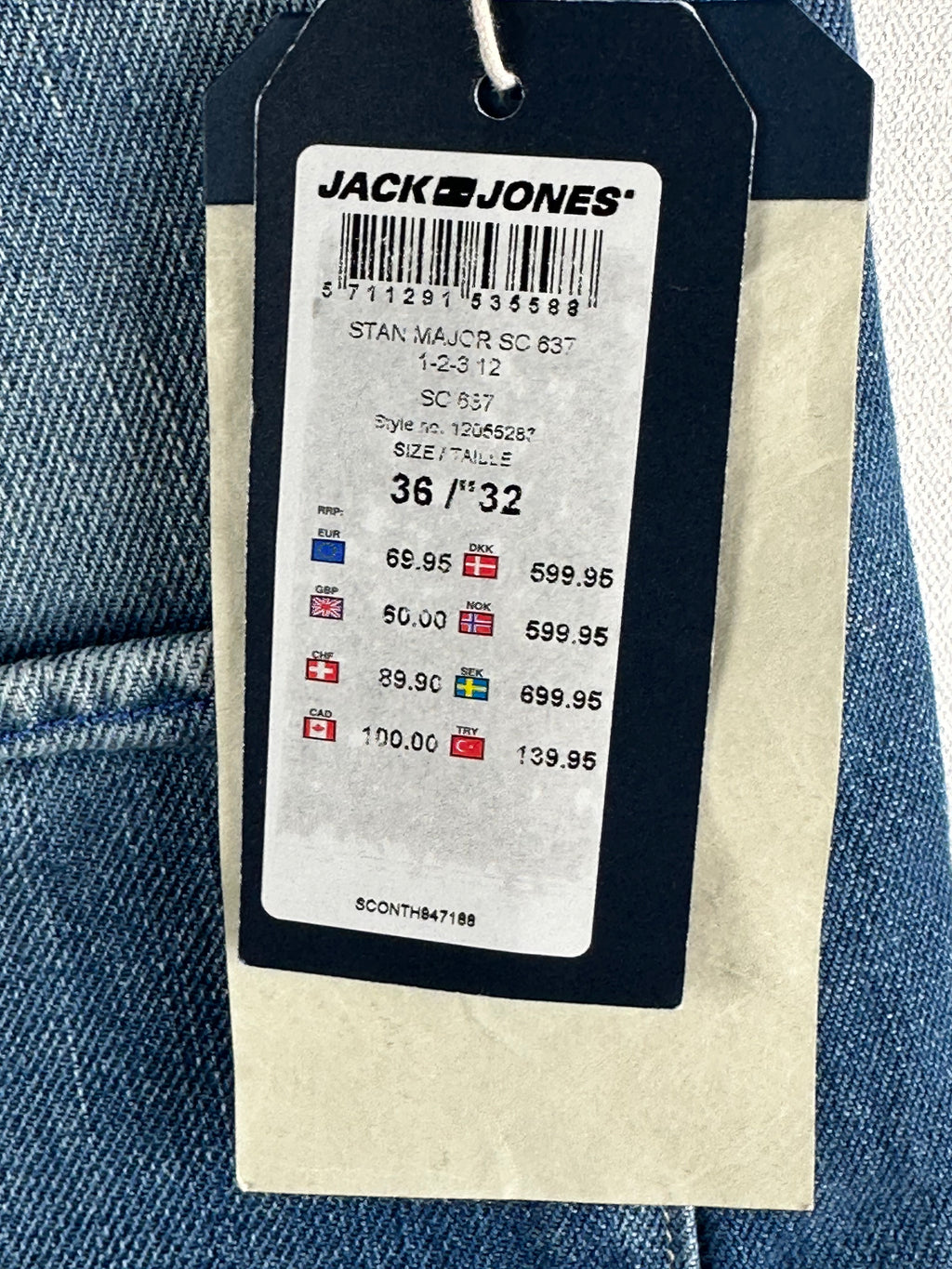 Jack & Jones farkut – koko W36/L32 (uusi, laput kiinni)
