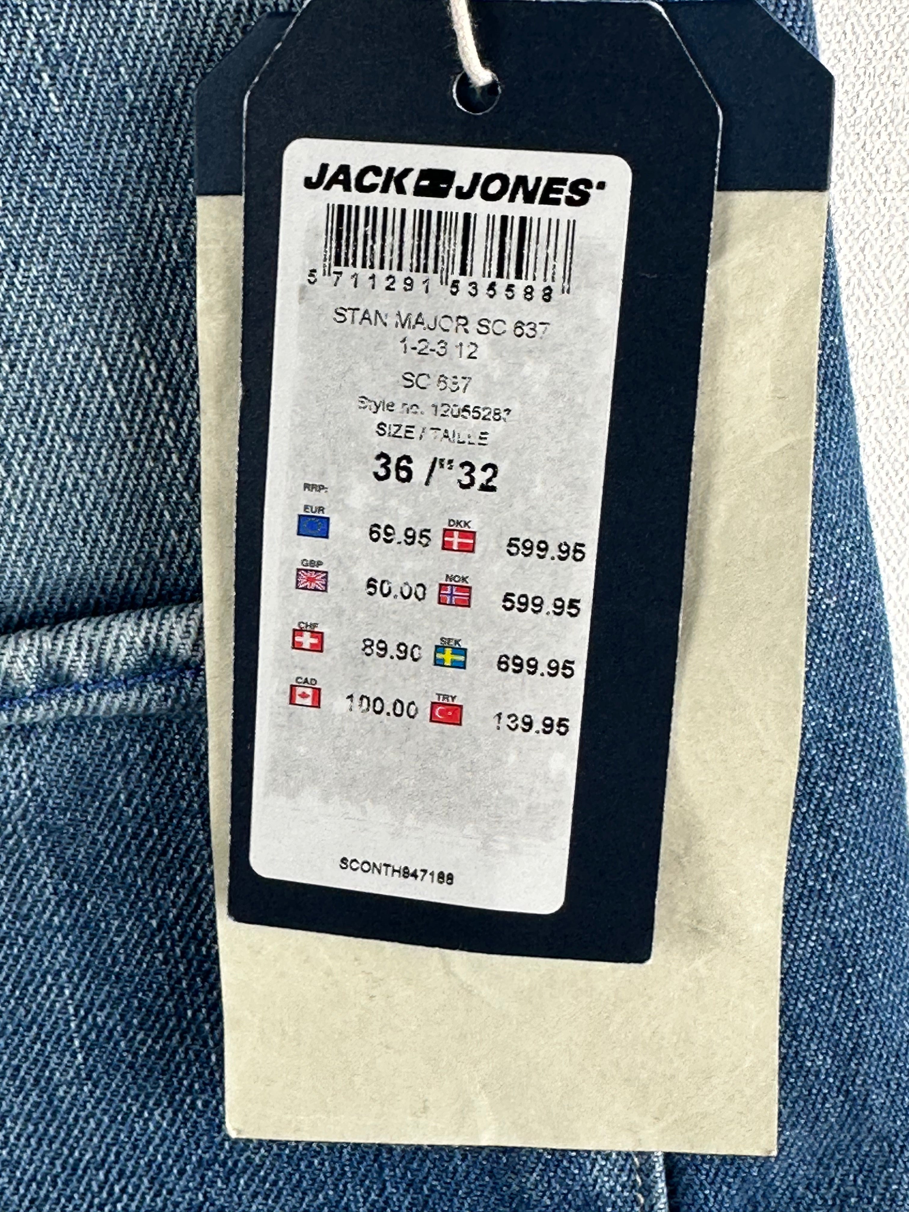 Jack & Jones farkut – koko W36/L32 (uusi, laput kiinni)