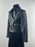 AllSaints Nysa Biker – nahkatakki, koko 38