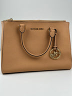 Michael Kors Marilyn Medium Saffiano Leather Satchel