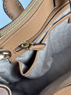 Michael Kors Marilyn Medium Saffiano Leather Satchel