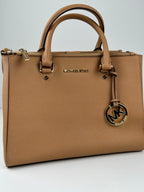 Michael Kors Marilyn Medium Saffiano Leather Satchel