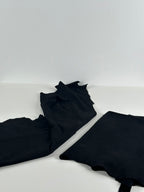 Aito mokkanahka – Goat Suede Black (1 vuota)