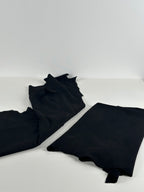 Aito mokkanahka – Goat Suede Black (1 vuota)