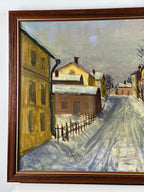 Armas Vainio – öljymaalaus, talvimaisema (1971–72)