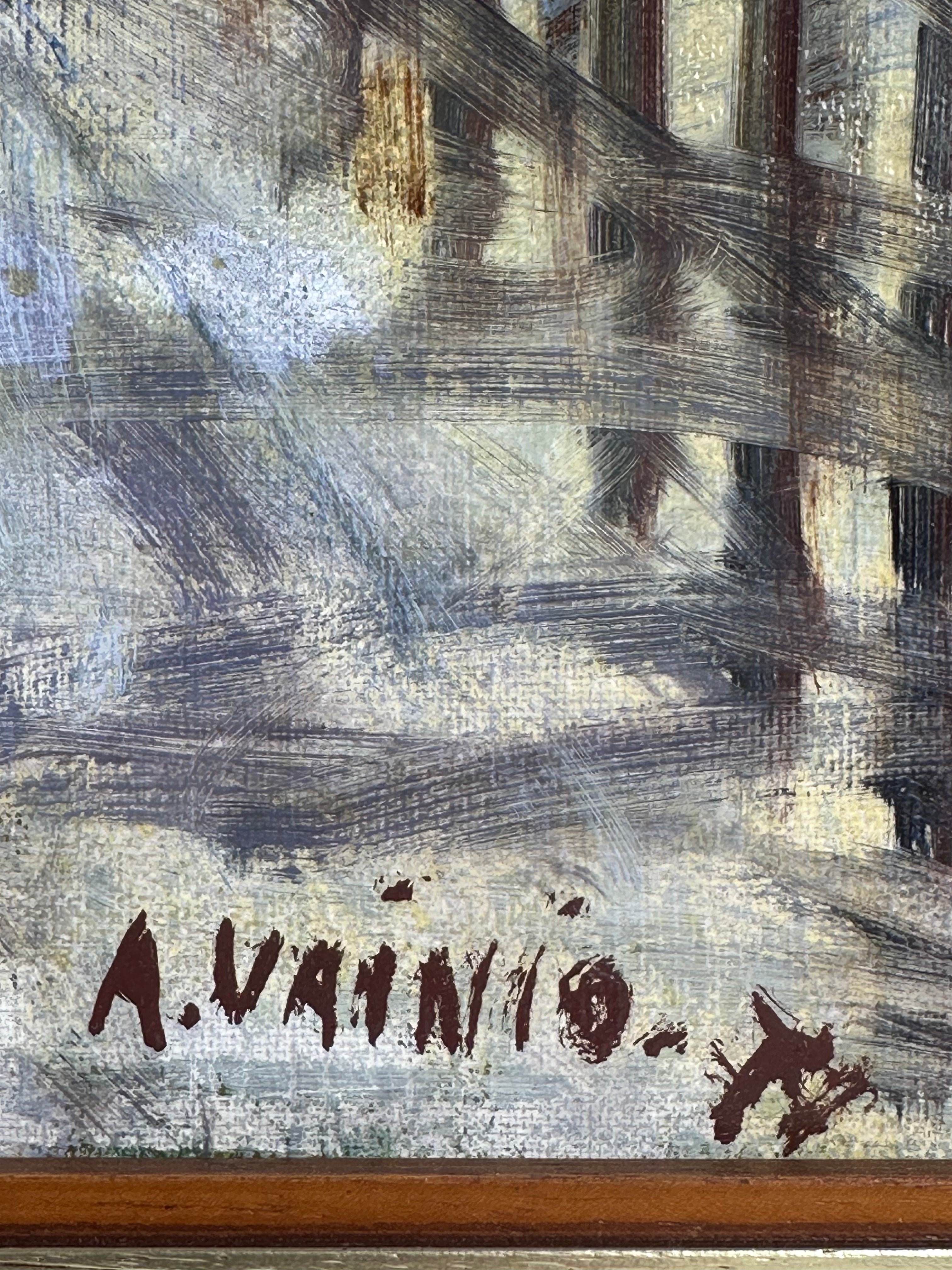 Armas Vainio – öljymaalaus, talvimaisema (1971–72)