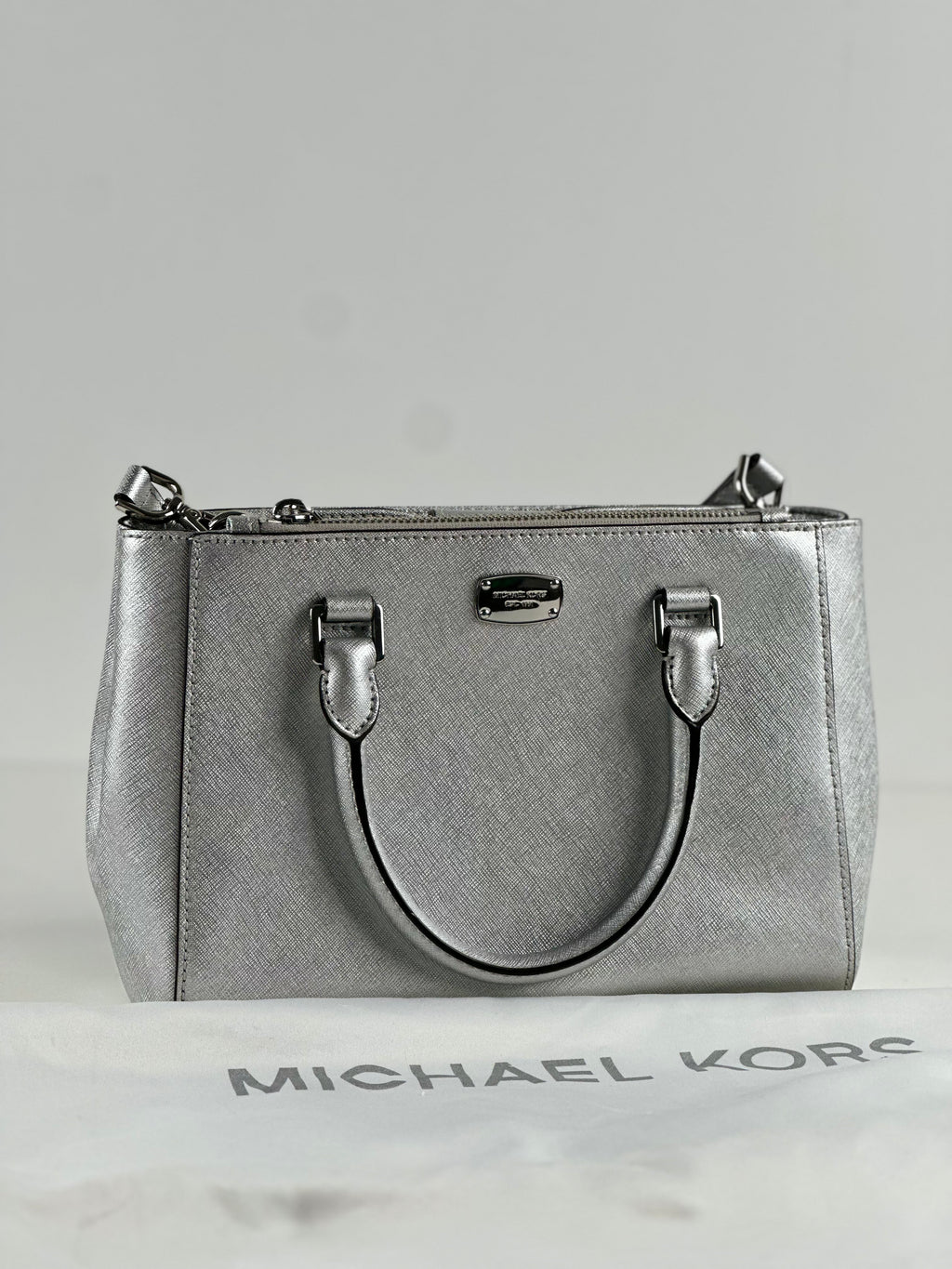 Michael Kors – hopea saffiano nahkalaukku