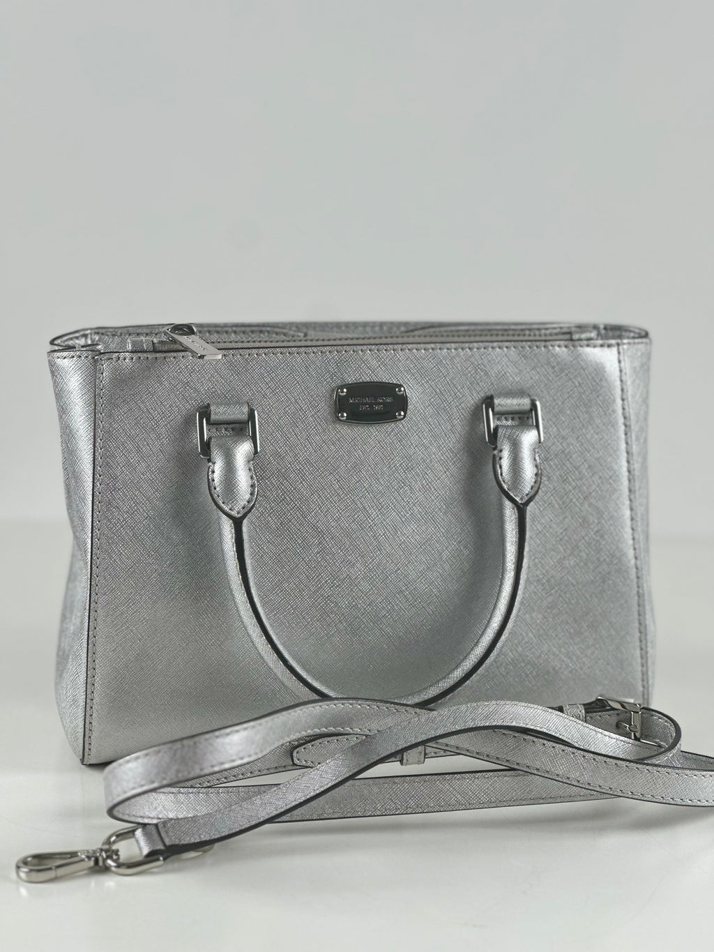 Michael Kors – hopea saffiano nahkalaukku