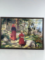 Albert Edelfelt “Mansikoita” – sisustustaulu / galleriavedos