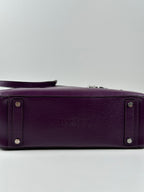 DKNY – luumunvioletti nahkainen käsilaukku