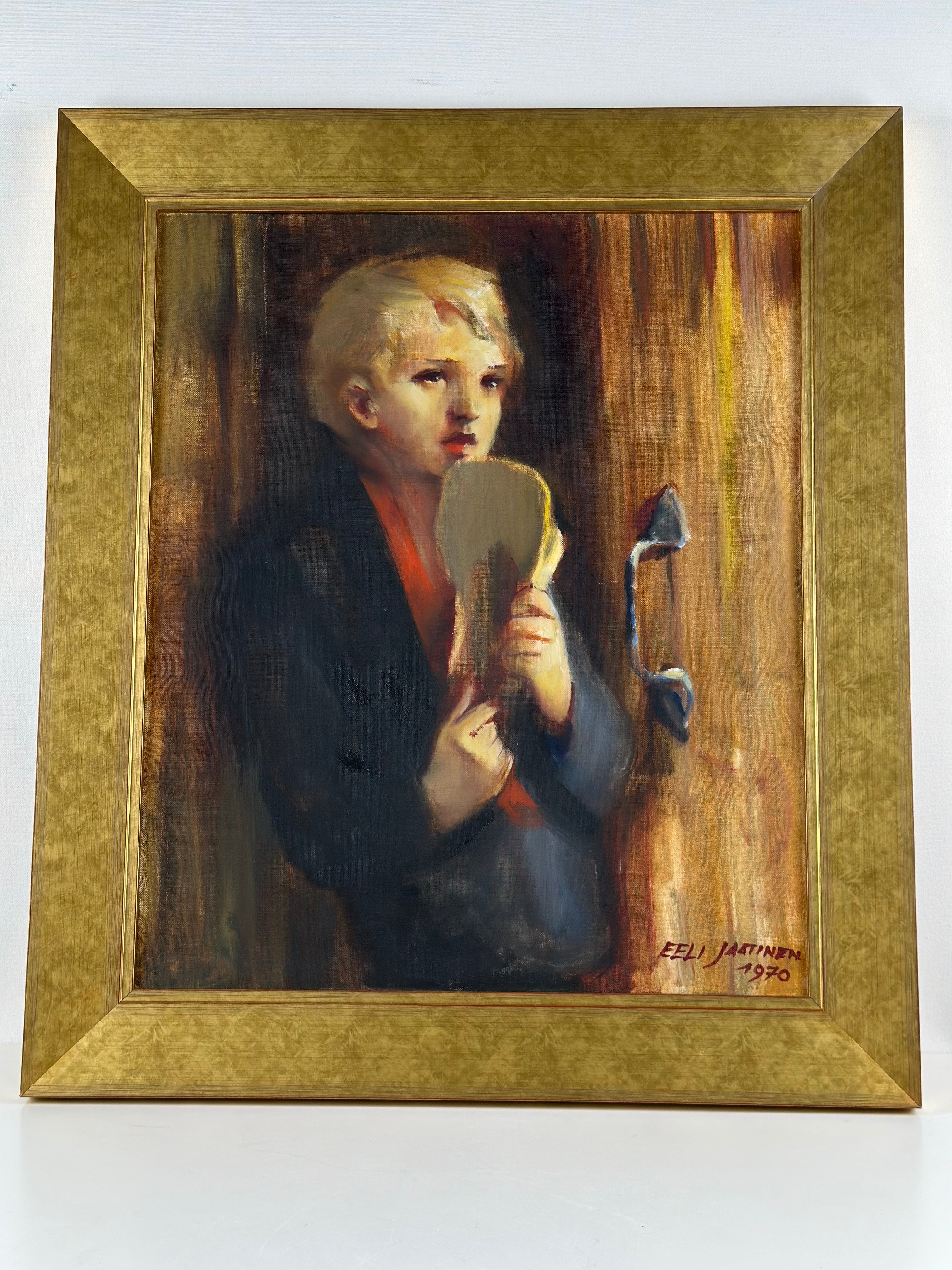Eeli Jaatinen (1970) – Alkuperäinen öljymaalaus, kehystetty