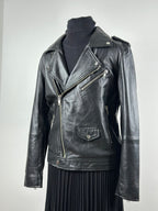 Deadwood musta biker-nahkatakki