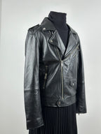 Deadwood musta biker-nahkatakki